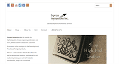 Desktop Screenshot of expressimpressions.net