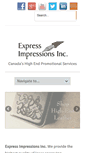 Mobile Screenshot of expressimpressions.net