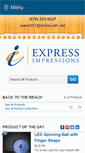 Mobile Screenshot of expressimpressions.com